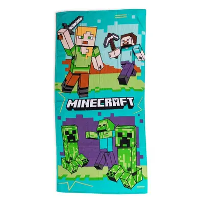 Dětská osuška Minecraft Vzhůru do Boje