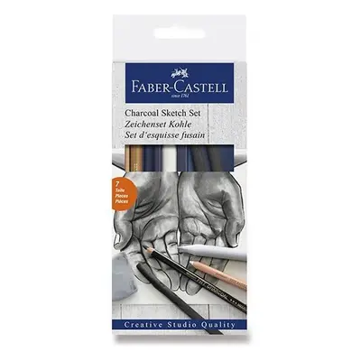 Faber - Castell Pitt pastel Charcoal sketch 7 ks