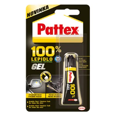 Henkel Pattex - 100% lepidlo, gel, 8 g, transparentní