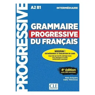 Grammaire progressive du francais: Intermédiaire Livre + CD, 4. édition - kolektiv autorů