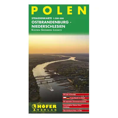 Polsko (Východní Braniborsko - Dolní Slezsko - Küstrin / Grünberg / Liegnitz) 1:200 000 /automap