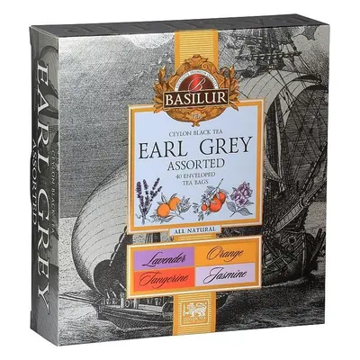 BASILUR Earl Grey Assorted 40 sáčků