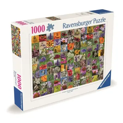 Puzzle Včely na květinách 1000 dílků