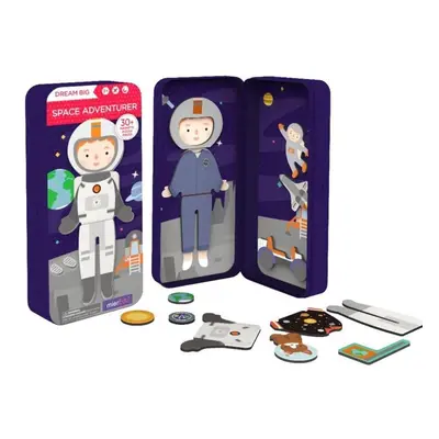 MierEdu Cestovní magnetické puzzle - astronaut