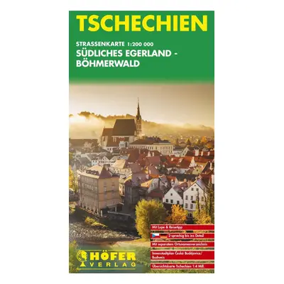 Česká republika (Jižní Chebsko – Český les) 1:200 000 / automapa