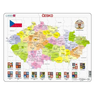 Puzzle Česká republika: Kraje