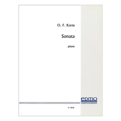 Sonáta pro klavír - Oldřich F. Korte