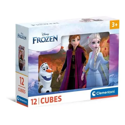 Obrázkové kostky Frozen 12 ks