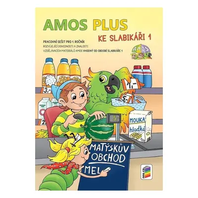 AMOS PLUS KE SLABIKÁŘI 1 se samolepkami (barevný pracovní sešit)