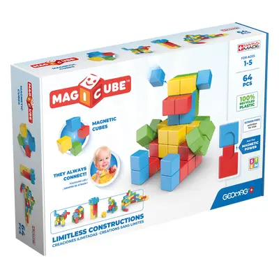 Geomag Magicube Creative 64 dílků (magnetická stavebnice) - Geomag