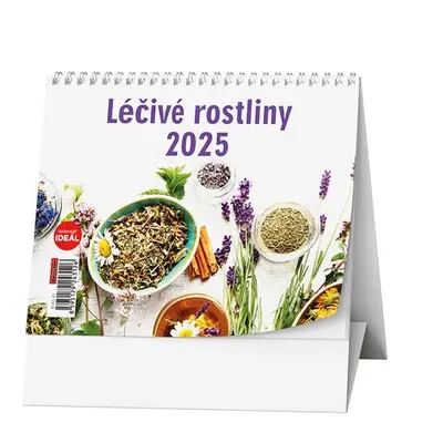 Léčivé rostliny 2025 - stolní kalendář