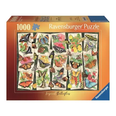 Puzzle Tropičtí motýli 1000 dílků