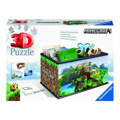 Ravensburger Puzzle 3D Úložná krabice Minecraft 216 dílků