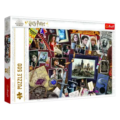 Trefl Puzzle Harry Potter - Vzpomínky na Bradavice / 500 dílků - Trefl