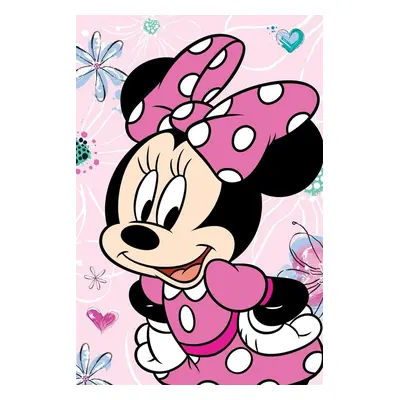 Mikroflanelová deka - Minnie "Flowers"