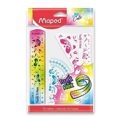 Maped Sada pravítek Twist´n Flex Mini Cute 3 ks