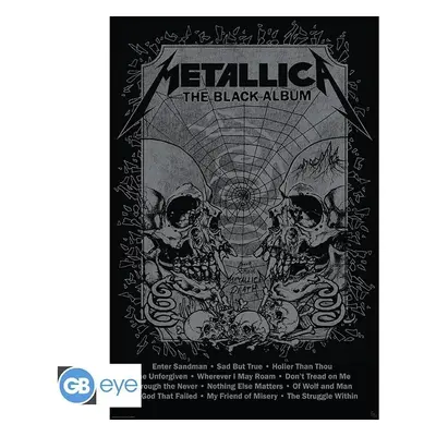 Metallica Plakát Maxi - Black Album 91,5 x 61 cm