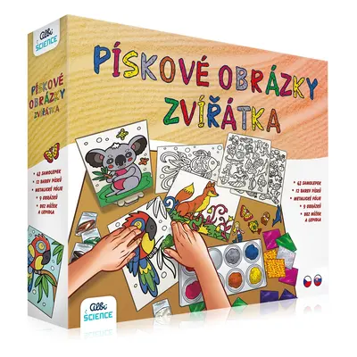 Albi Pískové obrázky - zvířátka (Science&Crafts)