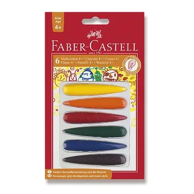 Faber - Castell Plastové pastelky do dlaně 6 ks