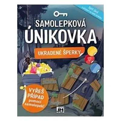 Samolepková únikovka Ukradené šperky