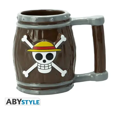 ONE PIECE 3D keramický hrnek - Barrel 350 ml