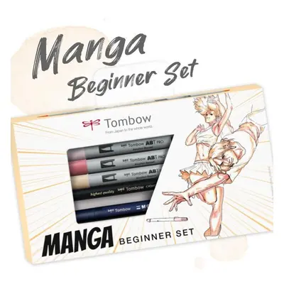 Tombow Manga Beginner Set / Manga kreativní sada pro začátečníky