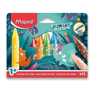 Maped Voskovky Jungle Fever Jumbo 12 ks