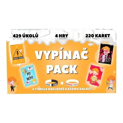 Vypínač PACK - Karetní párty set - David Batelka