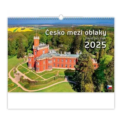 Kalendář nástěnný 2025 - Česko mezi oblaky