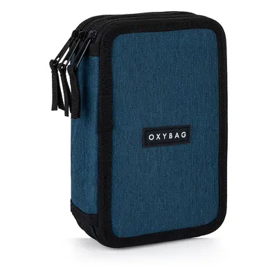 Oxybag Penál 3 patrový - Unicolor Blue