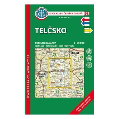 Telčsko /KČT 98 1:50T Turistická mapa