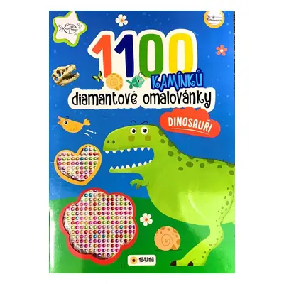 Diamantové omalovánky Dinosauři - 1100 kamínků