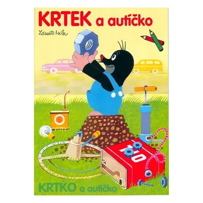 Krtek a autíčko - omalovánky A4 - Zdeněk Miler