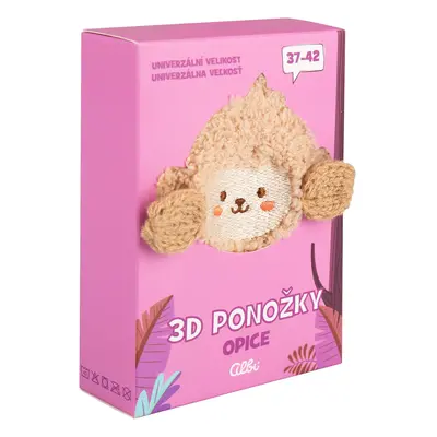 Albi 3D ponožky - Opice - Albi