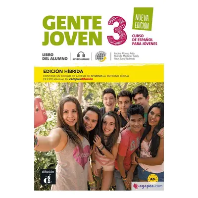 Gente Joven 3 Nueva (A2+) – Edición híbrida Libro del alumno + Campus (12 meses)