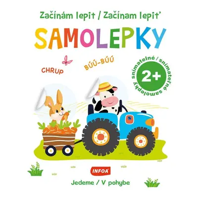 Začínám lepit samolepky - Jedeme / Začínam lepiť samolepky - V pohybe