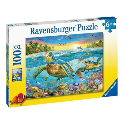 Ravensburger Puzzle - Plavání s vodními želvami 100 dílků