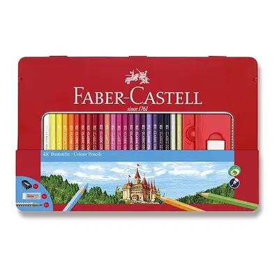 Faber - Castell Pastelky šestihranné - dárkový box 48 ks