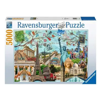 Ravensburger Puzzle Koláž velkoměsta 5000 dílků