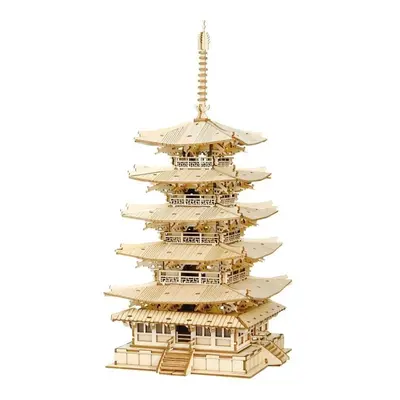 Puzzle 3D Pětipatrová pagoda/275 dílků,