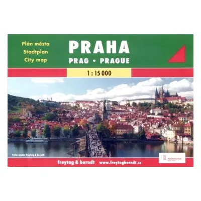 Praha kapesní plán 1:15 000 - kolektiv autorů