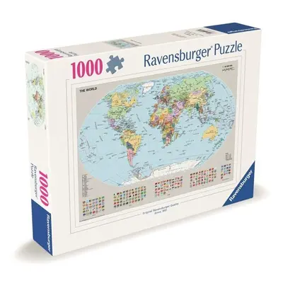 Puzzle Politická mapa světa 1000 dílků