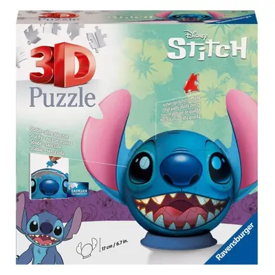 Ravensburger Puzzle 3D - Disney: Stitch s ušima 72 dílků