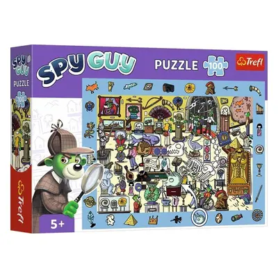 Puzzle s hledáním obrázků Spy Guy: Muzeum/100 dílků