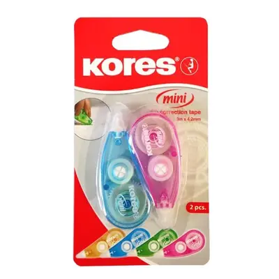 Kores MINI Roller 4,2 mm x 3 m , mix barev 2 ks