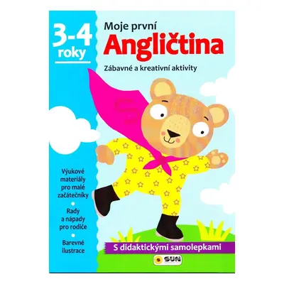 Angličtina - 3-4 roky - samolepky (Moje první angličtina)