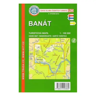 KČT Banát 1:100 000 - Turistická mapa