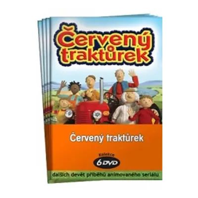 Červený traktůrek 1 - 6 / kolekce 6 DVD