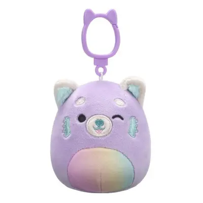 Squishmallows Klíčenka Fialová panda malá Lexis