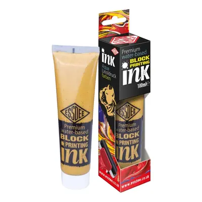 ESSDEE Premium Barva na linoryt metalická v tubě 100ml - Gold